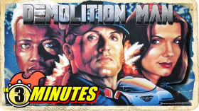 DEMOLITION MAN Movie in 3 Minutes! (Speed Watch!) by Main NerdOutWithMe channel