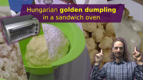 A nice dessert for the holidays: Hungarian golden dumpling by Nice Micro's channel
