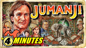 JUMANJI (1995) in 4 Minutes! Speed Watch! by Main NerdOutWithMe channel